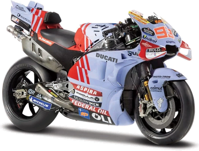 Maisto мотоциклет Gresini Racing 2024 Marc Marquez 1:18