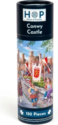Mini Puzzle Conwy Castle in a Tube, 150 Pieces