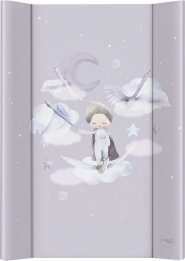 Ceba Baby подложка за повиване 2-странна мека 50 × 70 Basic Wild Swans