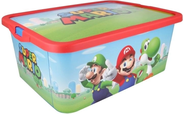 Кутия за съхранение с капак Super Mario