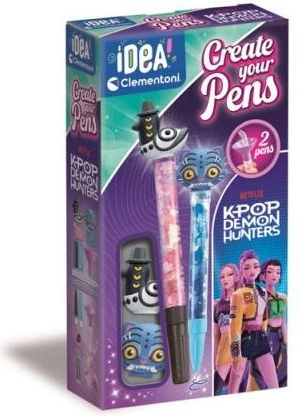 Clementoni Idea Art Mini Pen Factory K-pop Demon Hunters Derpy and Sussie