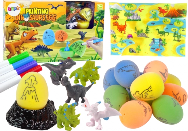 DIY Dinosaur Egg Painting Kit