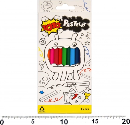 Триъгълни цветни моливи ERGO 12 бр.