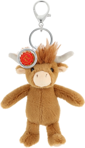 Keeleco Scottish Cow Plush Keychain Magical World 14 cm