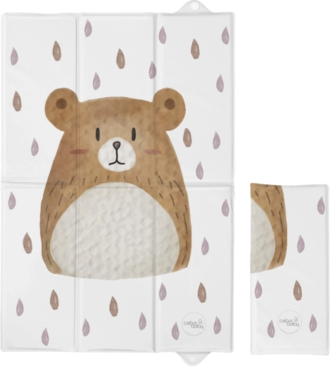 Ceba Baby пътна подложка за повиване Basic bear buddy 60 × 40 cm