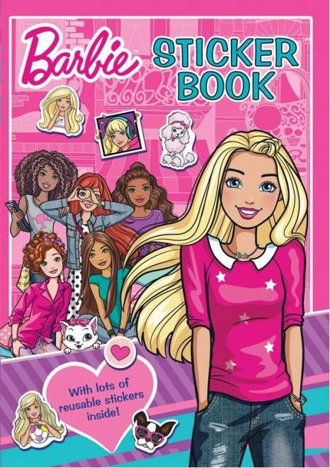 Книга с лепенки и оцветяване Barbie