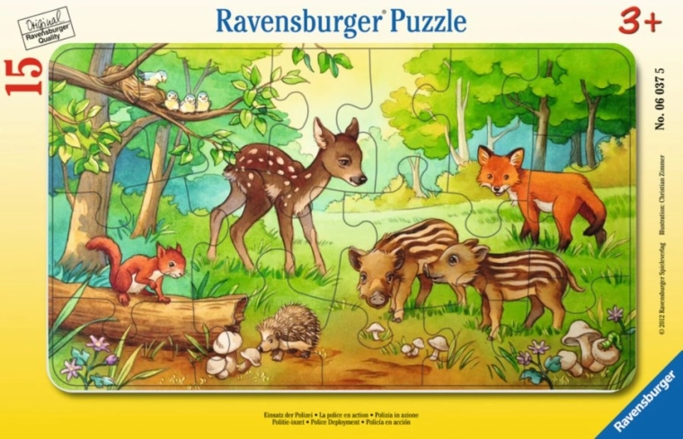 Puzzle 15 pcs Forest Animals