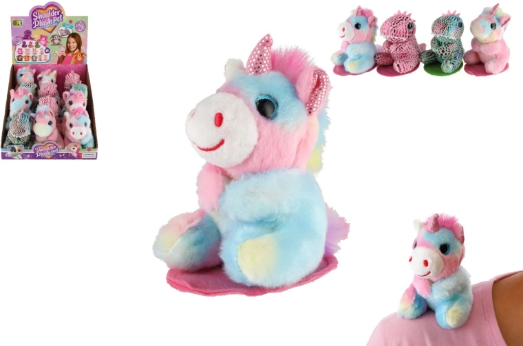 Plush animal with a magnet, assorted designs - 1 piece