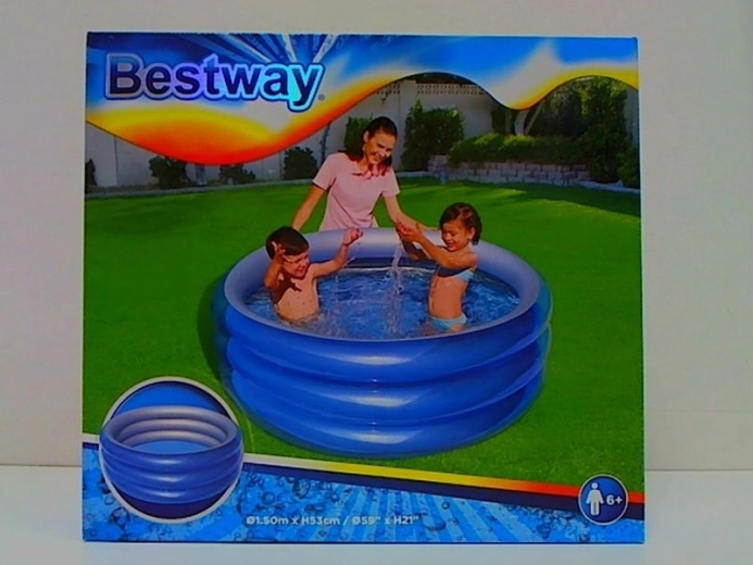 Bestway children's inflatable paddling pool Big Metallic 150 × 53 cm