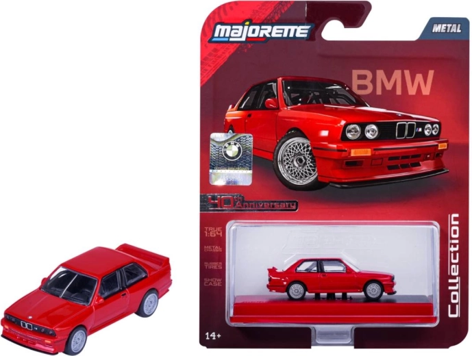 Collectible metal 1986 BMW M3 model in 1:64 scale