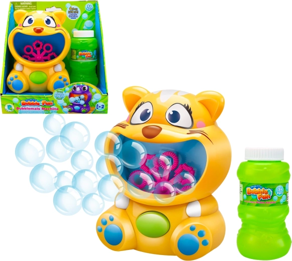 Bubble Fun машина за балончета котка с пълнител 118 ml