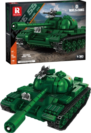 Type 59 Tank Building Set World of Tanks (748 pieces)