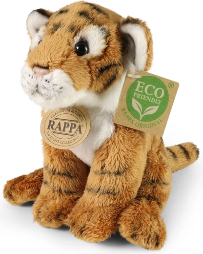 Rappa Плюшен тигър в седнало положение Eco-Friendly 15 см