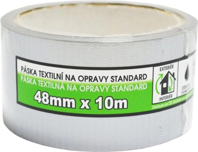 Универсална лепяща лента 48 mm × 10 m, сребърна
