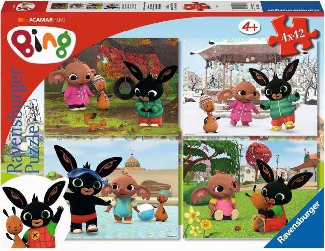 Пъзел Ravensburger Bing 4×42 части