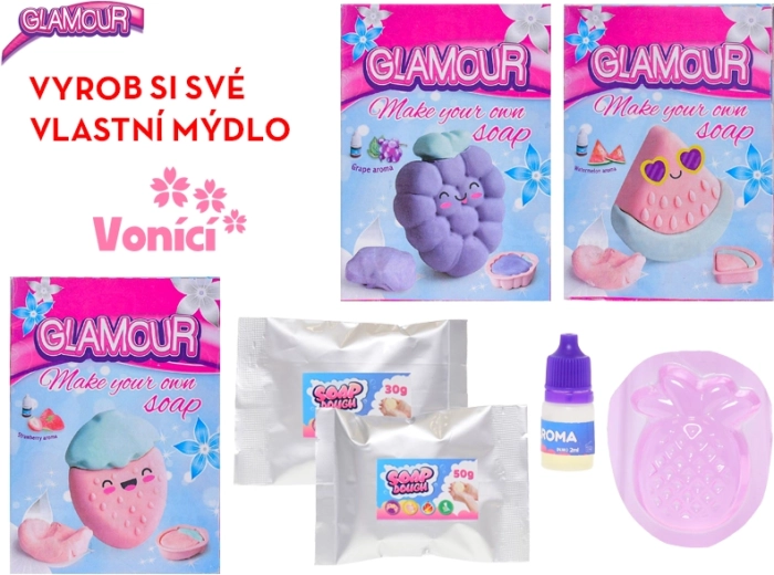Glamour творческа маса за изработване на ароматен сапун за деца