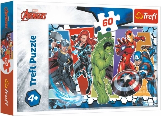 Пъзел 60 части – Неунищожимите Avengers Trefl