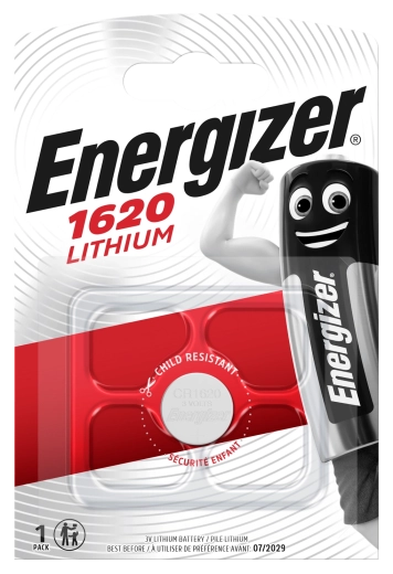 Energizer CR1620 lithium coin battery 3 V