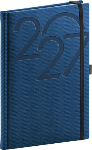 Notique седмичен дневник Ajax 2027, син, 15 × 21 cm