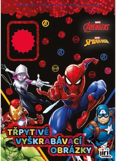 Glitter Scratch-Off Pictures Marvel