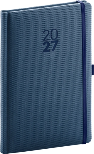 Седмичен дневник Notique Diamante 2027 син 15 × 21 см