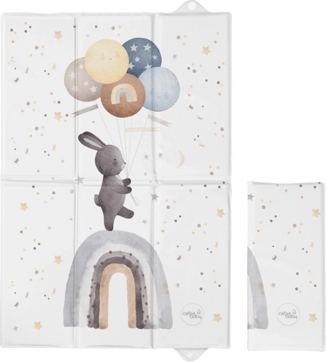 Ceba baby пътна подложка за повиване Basic Rainbow Walk 60 × 40 cm