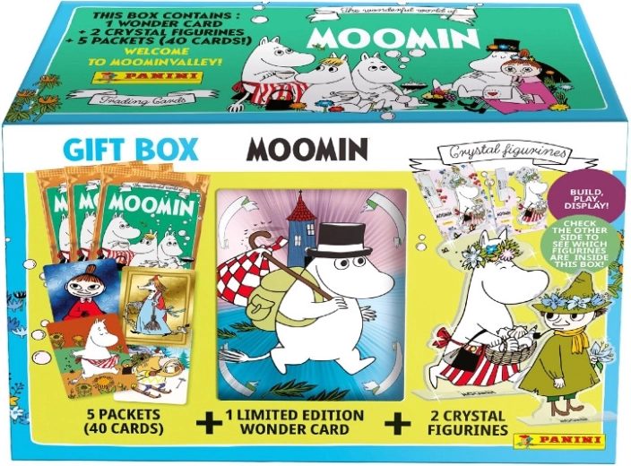 Подаръчен бокс Panini със колекционерски карти Мумините