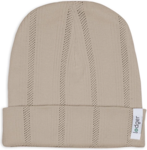 Lodger baby hat Pointelle shell 0–6 months