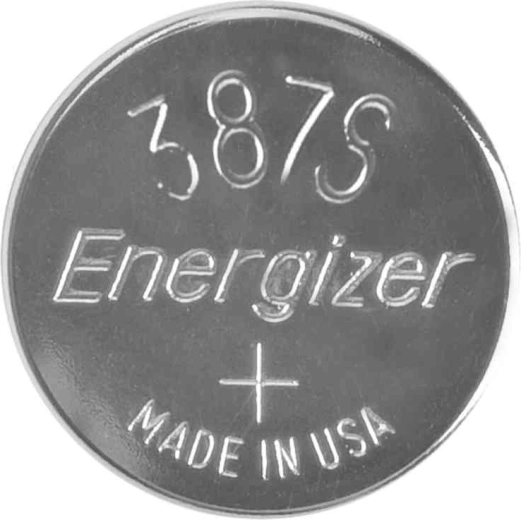 Батерия за часовник сребърно-оксидна Energizer 387, 1,55 V, 63 mAh