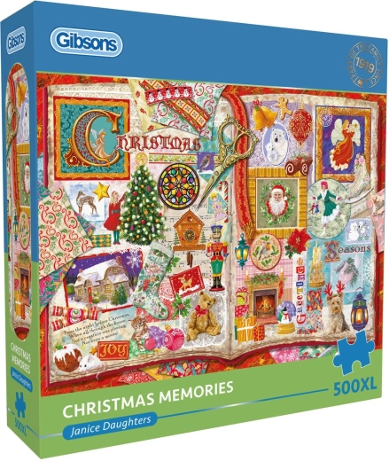 GIBSONS Christmas Memories XL puzzle, 500 pieces