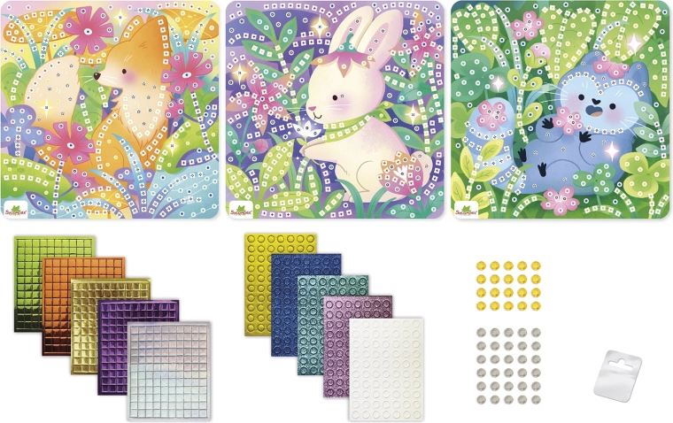 Stick & Fun mosaic – cuddly animals