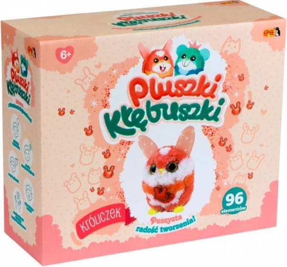 Творчески комплект за плюшени играчки „Зайче“, 96 части