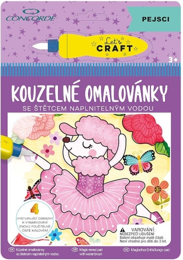 Вълшебни книжки за оцветяване CONCORDE Кученца