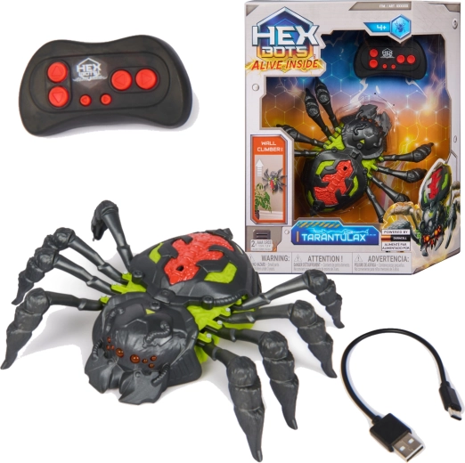 Hex Bots Wall Crawler Spideroid – дистанционно управляван роботизиран паяк, който пълзи по стени