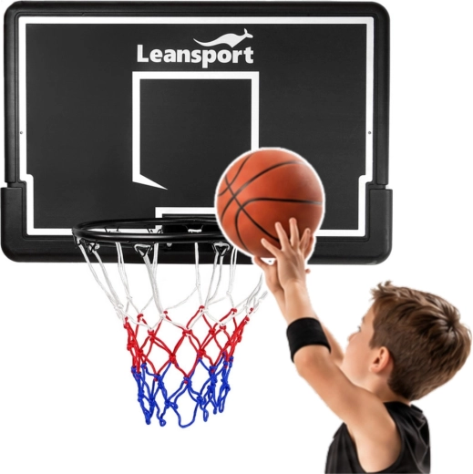 Leansport hanging basketball hoop with 90 cm backboard
