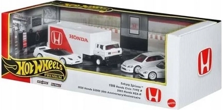 Hot Wheels Premium подаръчен сет Honda 4 бр.