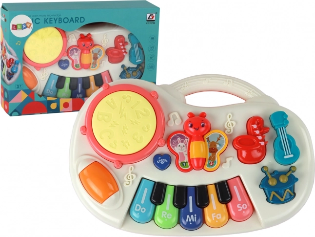 Children's Educational Piano with Butterflies