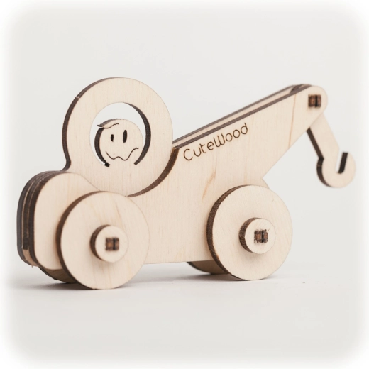 CuteWood дървен 3D пъзел паяк