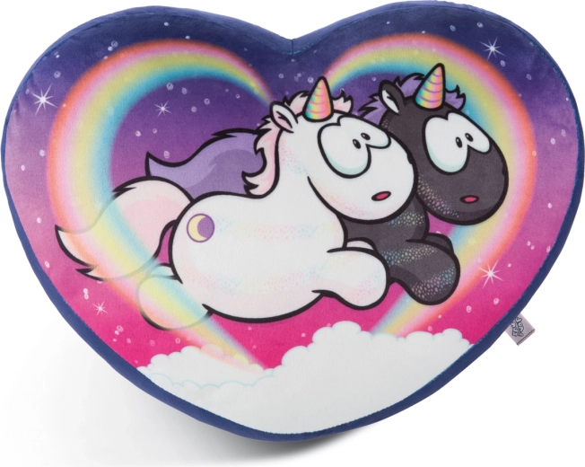 NICI възглавница еднорог Star Bringer и Moon Keeper – сърце