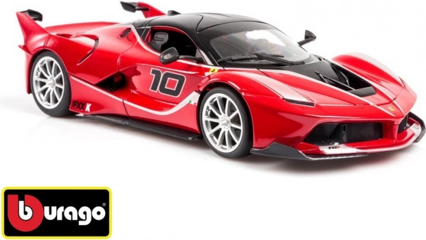 Bburago Ferrari FXX K 1:18 червен модел RACE+PLAY