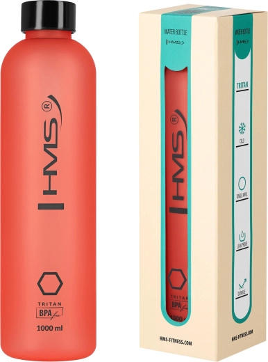 HMS Fitness NCD61 1 L Tritan Water Bottle - Red