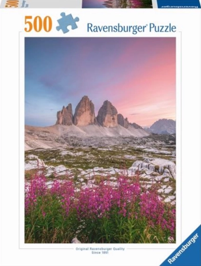Ravensburger Dolomites Tre Cime di Lavaredo puzzle (500 pieces)