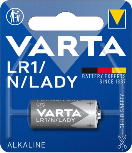 Алкална батерия VARTA LR1 (N, Lady) 1,5 V