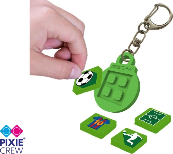Pixie crew кръгъл ключодържател зелен