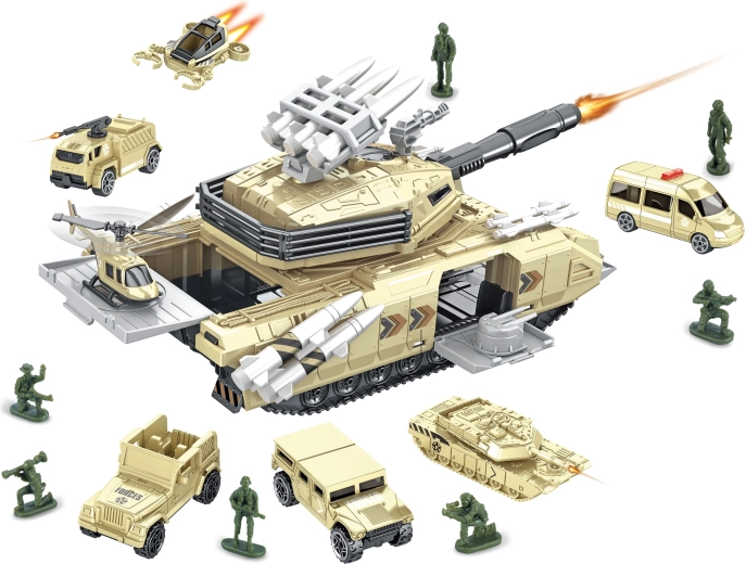 Military Station with Tank