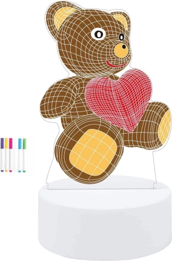 Drawing Lamp Bear 19 cm