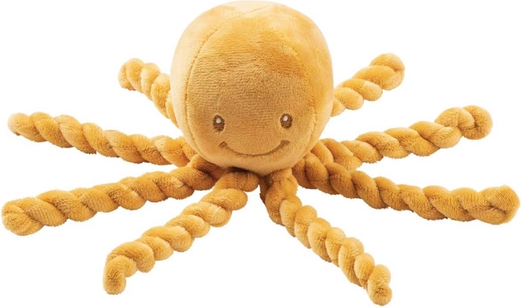 NATTOU plush octopus PIU PIU Lapidou mustard for babies 0m+