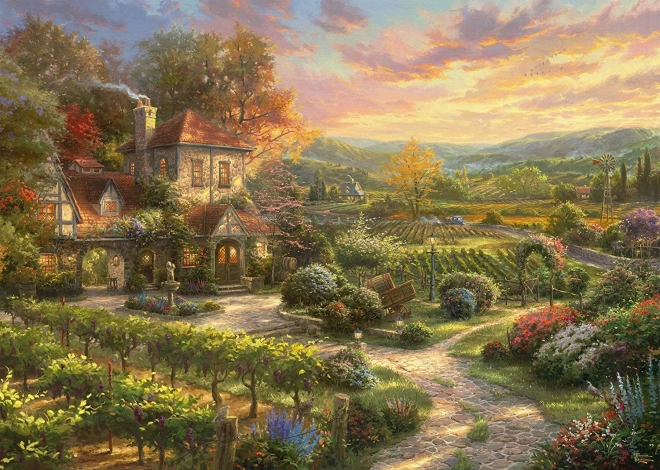 Schmidt Vineyard House Puzzle 2000 Pieces
