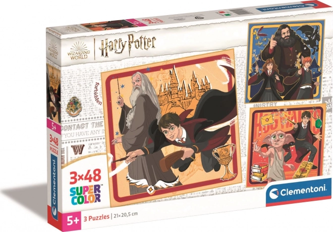 Puzzle Square: Harry Potter, 3x48 pieces
