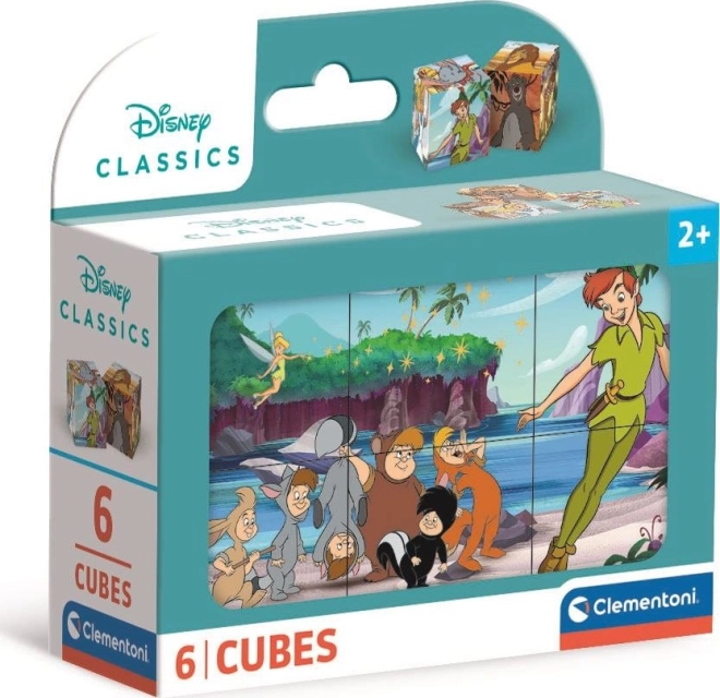 Картинни кубчета Disney приказки – 6 кубчета CLEMENTONI